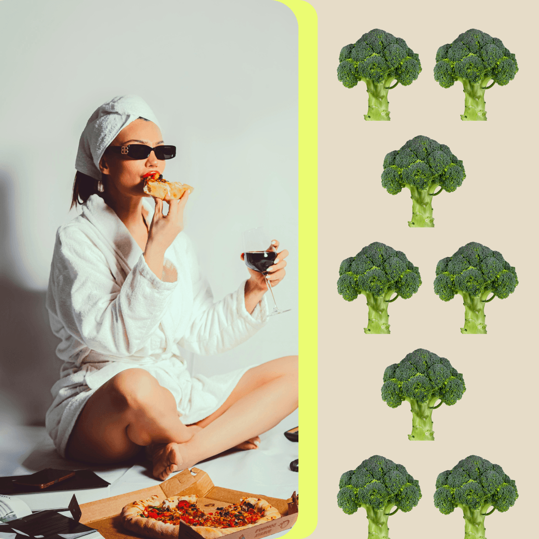 If pizza is the problem, do I eat chicken and broccoli only?